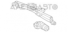 Трапеция дворников очистителя с мотором Mazda3 03-09