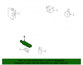 Антенна keyless Mazda 6 14-21 салон