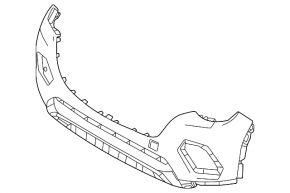 Бампер передний голый Mazda CX-70 25-26