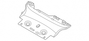 Защита заднего бампера Land Rover Range Rover Velar 18-20