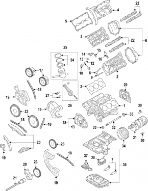 Pompă de ulei pentru motorul Audi A6 05-11 3.0, 3.2