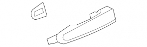 Ручка двери внешняя передняя левая Chevrolet Volt 11-15 keyless