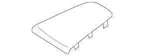 Ornamente difuzor panou frontal superior negru Volvo XC60 18-26