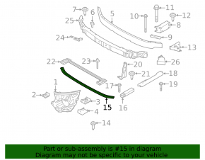 Ranforsare bară inferioară bară față Mini Cooper Countryman F60 17-24 offroad pkg