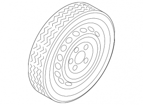 Запасное колесо докатка Audi A3 8V 15-19 125/70/R18