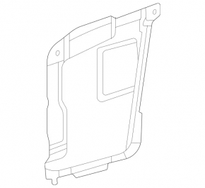 Izolație scut motor față dreapta Mercedes X167 GLS 450 20-26 metalic