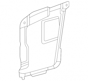 Izolație scut motor față dreapta Mercedes X167 GLS 450 20-26 metalic