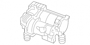 Compresor suspensie pneumatică pentru Land Rover Discovery 17-25