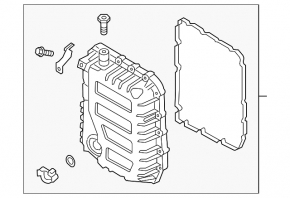 Baie de ulei pentru transmisie automată Kia Forte 4d 14-16 2.0
