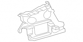 Montare bara spate sub lampă, dreapta Audi A6 C7 12-15 s-line pachet