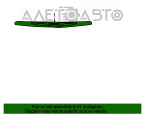 Moldura capotei Chrysler 200 11-14 crom