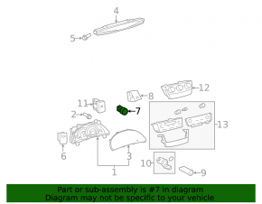 Кнопка зажигания START-STOP Toyota Sienna 11-16