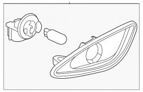 Поворотник левый Hyundai Venue 20-26