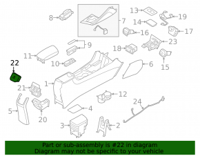 Розетка 115v Kia Niro 17-22