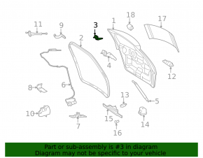 Петля двери багажника правая Mercedes W164 ML