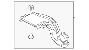 Priza aer Mazda 3 21-26 4d 2.5T