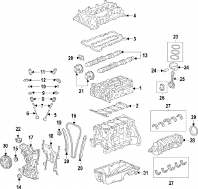 Шатун Chevrolet Volt 16- 1.5