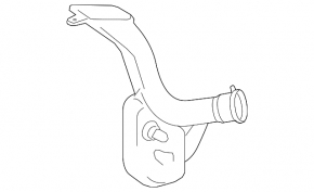 Conducta de aer inferior pentru Lexus RX350 10-15