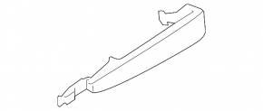 Ручка двери внешняя передняя левая BMW 4 F32/33/36 14-20