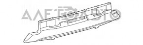 Абсорбер заднего бампера Lexus RX350 RX450h 10-15 черный