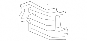 Deflector radiator stânga jos Lexus RX350 RX450h 16-22 nou original