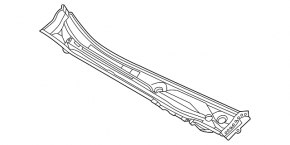Решетка дворников пластик Nissan Sentra 20-24