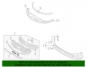 Emblema grilei auto Kia Sorento 2022-2024