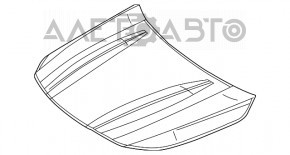 Капот голый Mercedes CLA 14-19