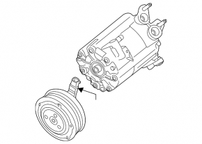 Компрессор кондиционера Lincoln MKC 15-16
