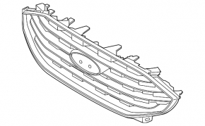 Решетка радиатора grill Ford Edge 19-24
