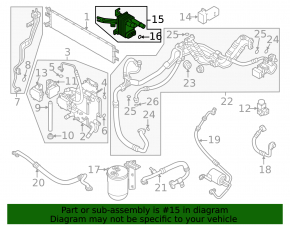 Răcitor sistem de aer condiționat Kia Niro 23-26 EV