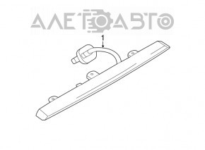 Semnal de oprire Nissan Rogue 14-20