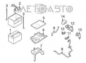 Battery Current Sensor Nissan Leaf 11-12