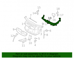 Кронштейн фары правый BMW 3 E90 E92 07-12