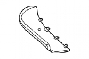 Ornament bara față dreapta jos Infiniti QX60 26-26 gri