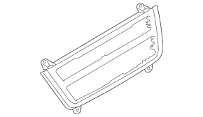Рамка накладка управления радио и климатом BMW 4 F32/33/36 14-16