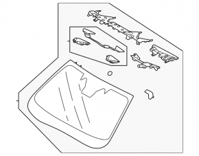 Лобовое стекло Subaru Forester 25-26 Base