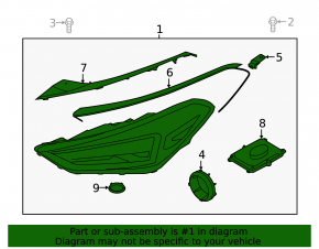 Фара передняя правая в сборе Hyundai Tucson 19-21 LED адаптив