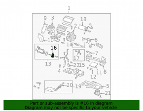 Актуатор моторчик привод печки кондиционер Mazda6 03-08