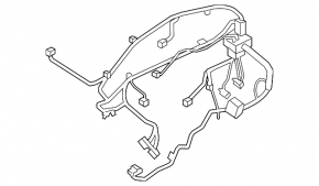 Проводка моторная BMW X5 G05 19-20 3.0T B58B30C 1 модуль, обрезана фишка