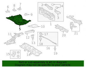 Корыто багажника Toyota Prius V 12-17