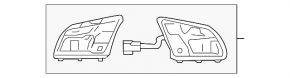 Кнопки управления на руле Audi A3 8V 17-20