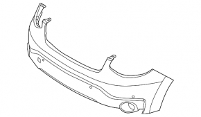 Bara de protecție față superioară, neacoperită, Kia Soul 14-19 EV