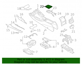 Подлокотник Audi A5 F5 20-25 кожа черная