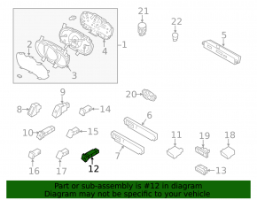 Кнопка BSM Kia Sorento 14-15 рест
