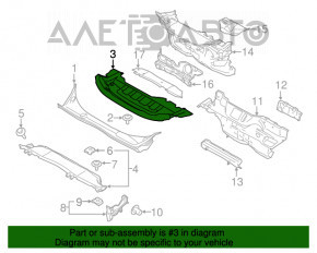 Поддон дворников Ford Transit Connect MK2 13-20