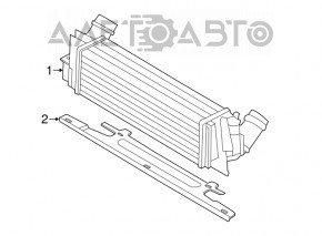 Интеркулер BMW X3 F25 13-17 2.0T