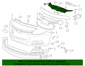 Накладка телевизора Chevrolet Malibu 13-15