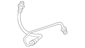 Furtun de frână dreapta față Audi E-Tron 19-23 cu tub