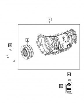 АКПП в сборе Jeep Grand Cherokee WK2 17-22 3.6 RWD 850RE